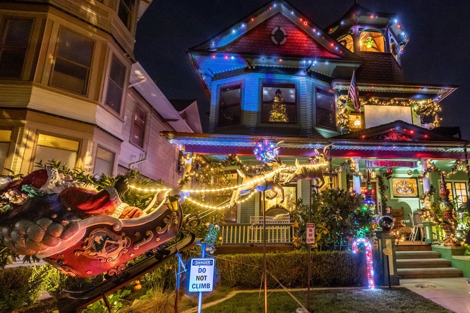 Christmas light show
