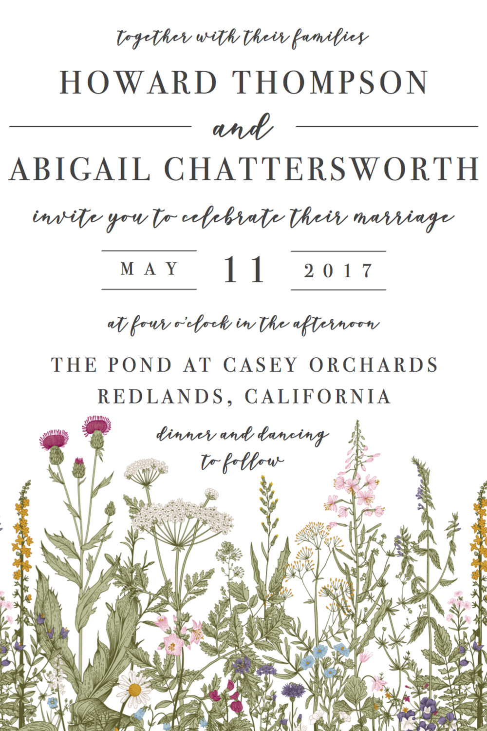 Ohara Wittman Invitation