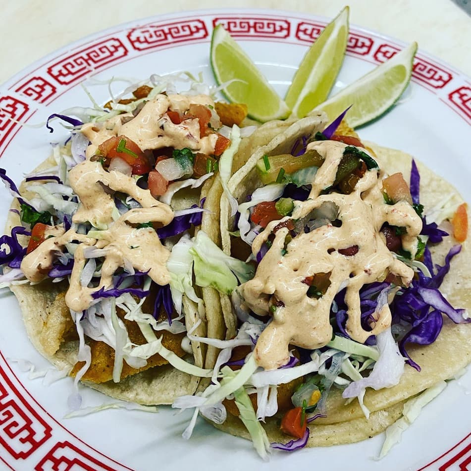 Tacos with Crema at Redlands Ranch Market