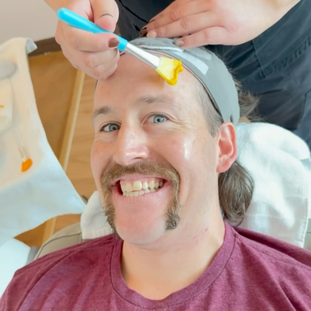Skin Essentials employee working