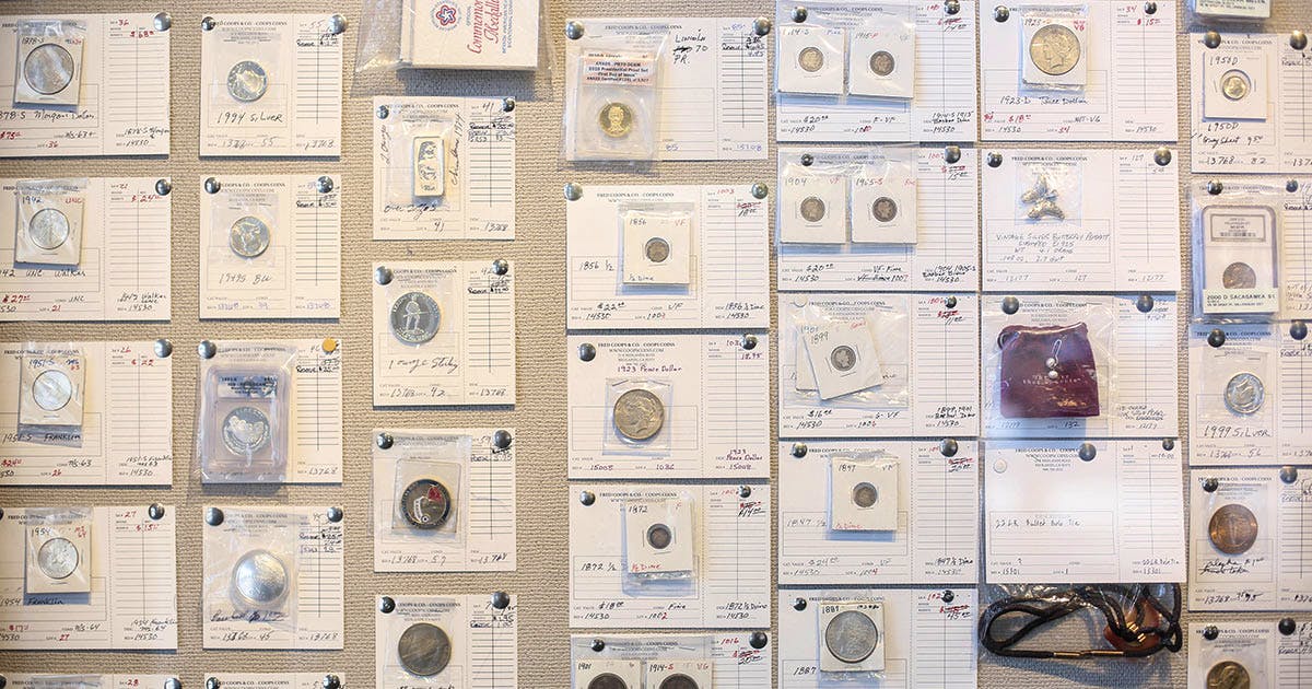 famous coins at Coops Coins