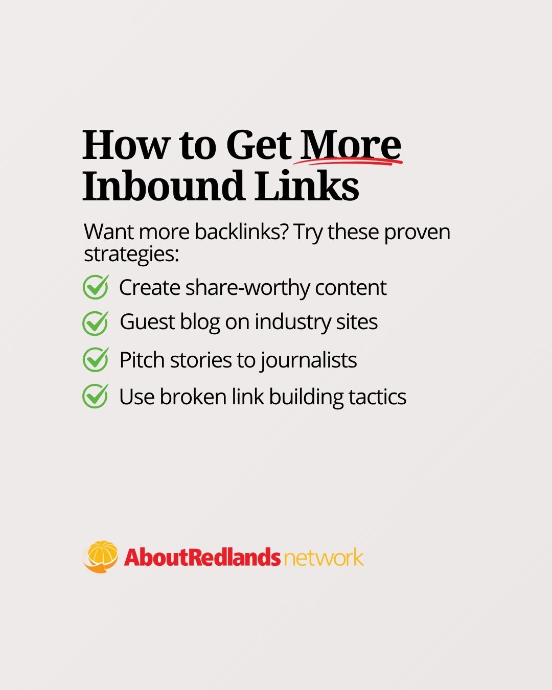 How to Get More Inbound Links