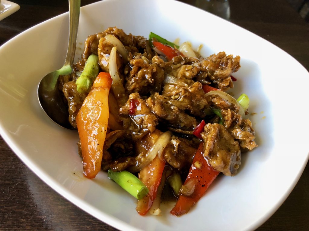 meat substitute with veggies