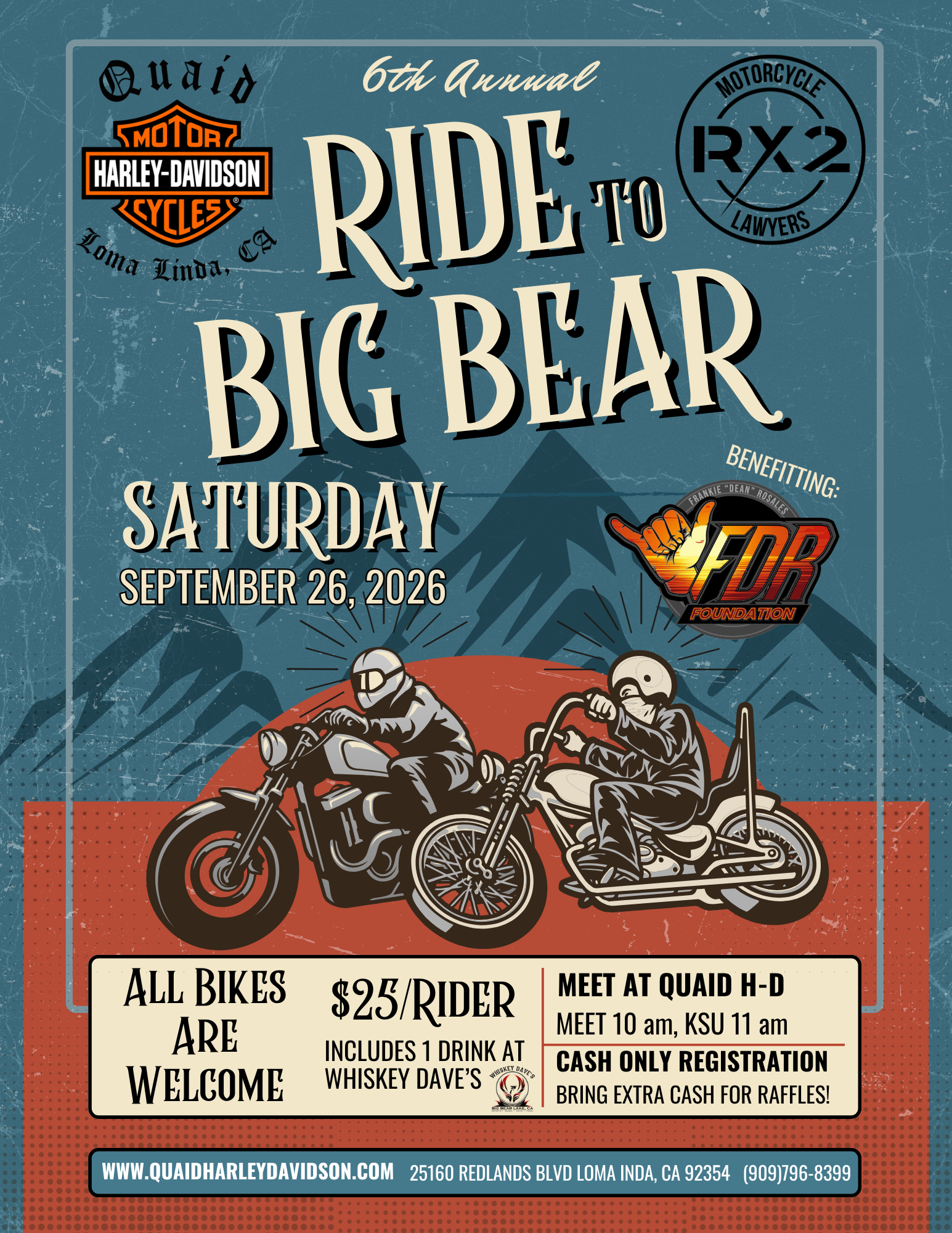 6th Annual Ride to Big Bear