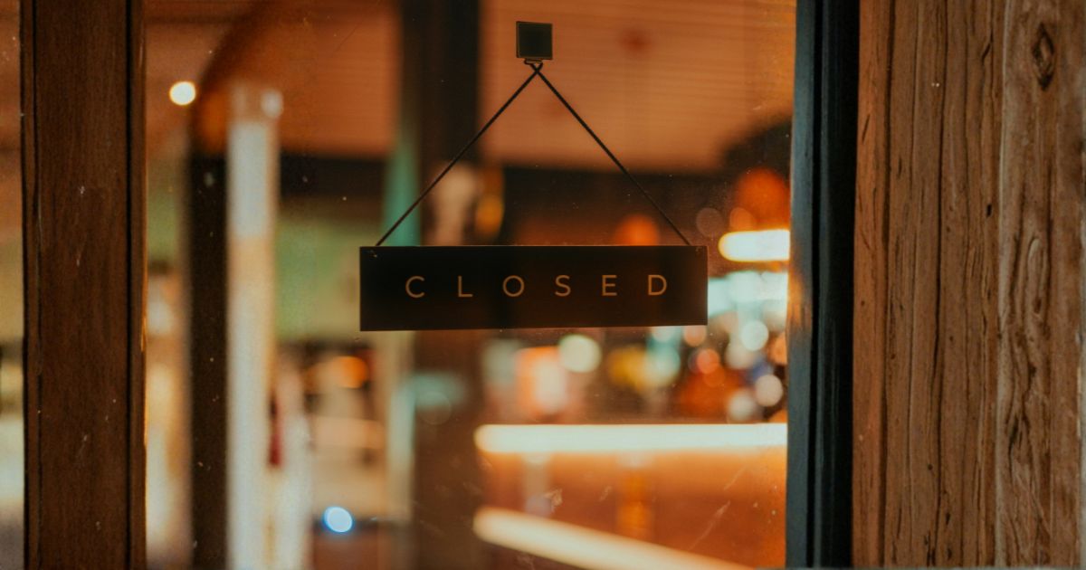 closed resturant