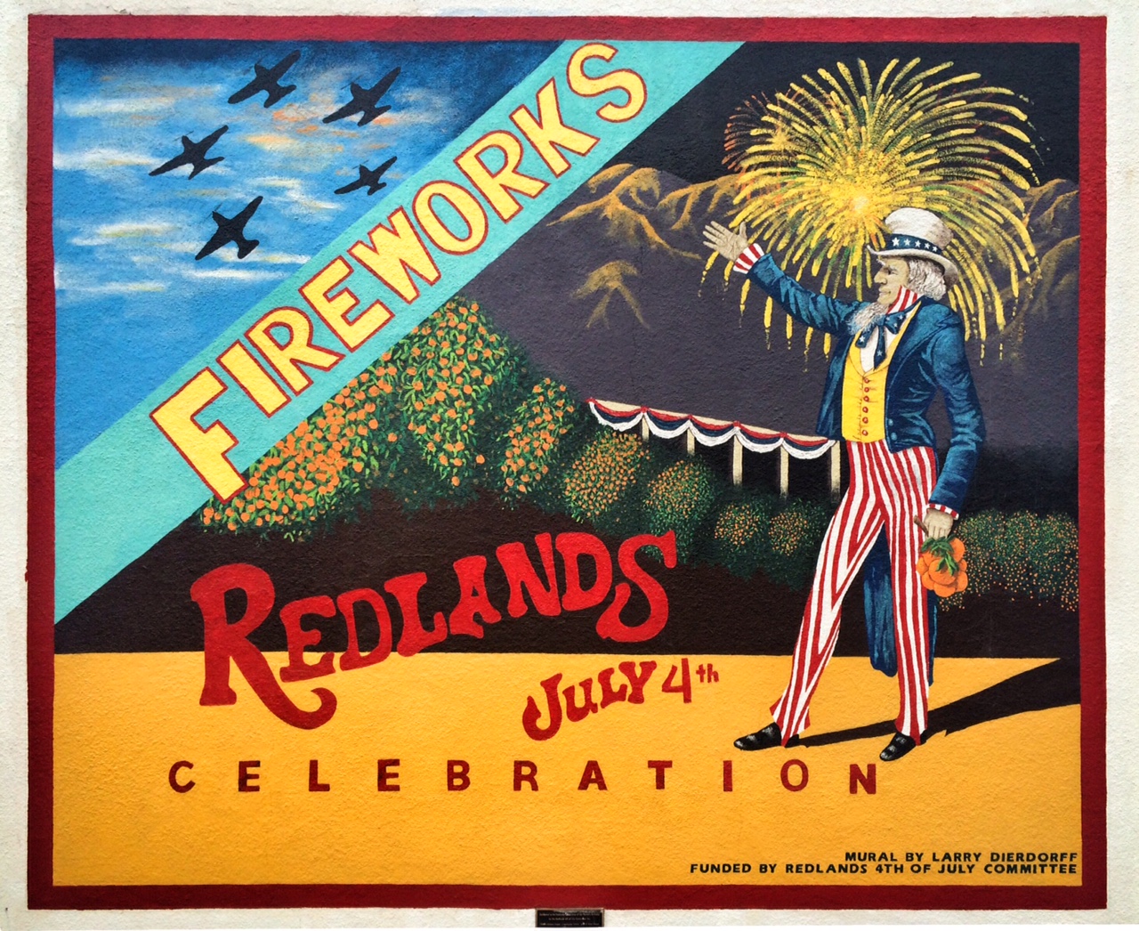 Redlands July 4 Firework Celebration