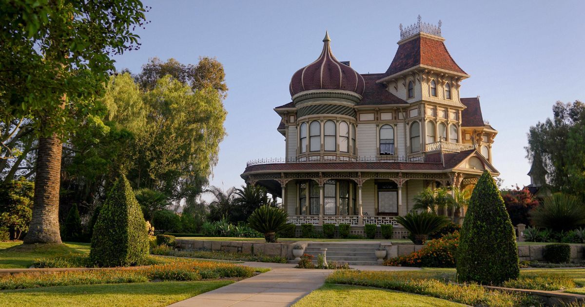 Victorian Mansion in Redlands, California.