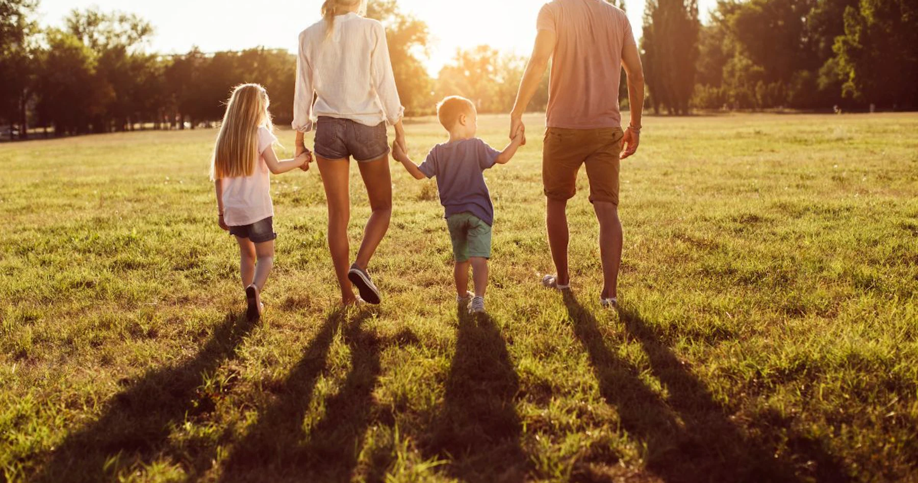 family at a park