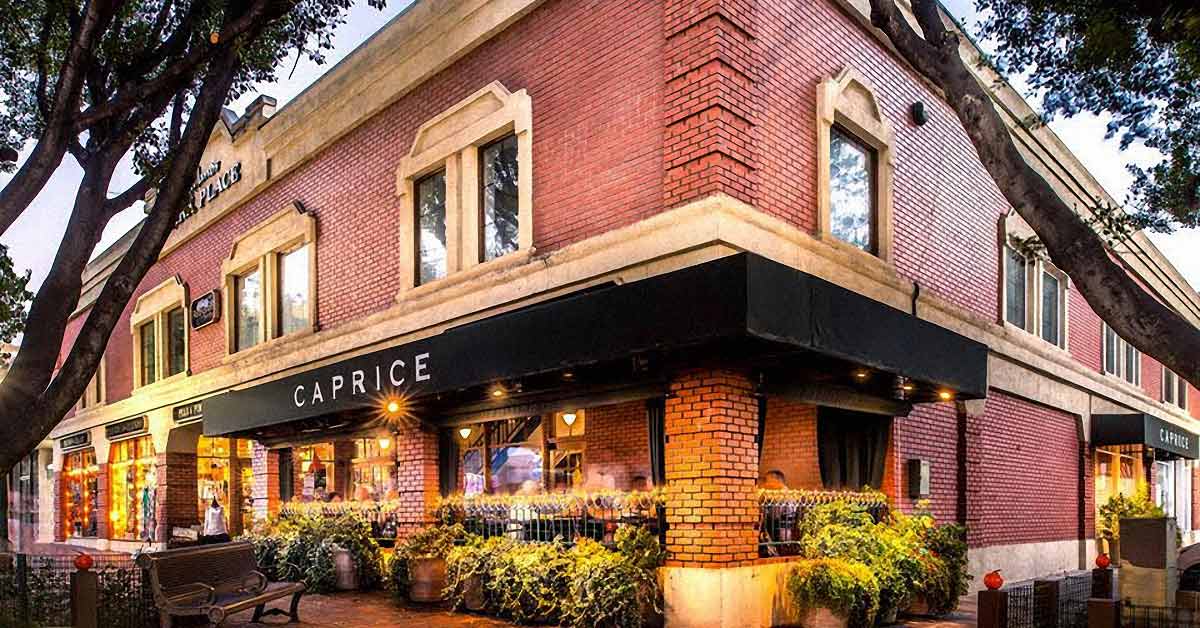 Caprice Café offers fine dining in Downtown Redlands. Photo by Caprice Café.
