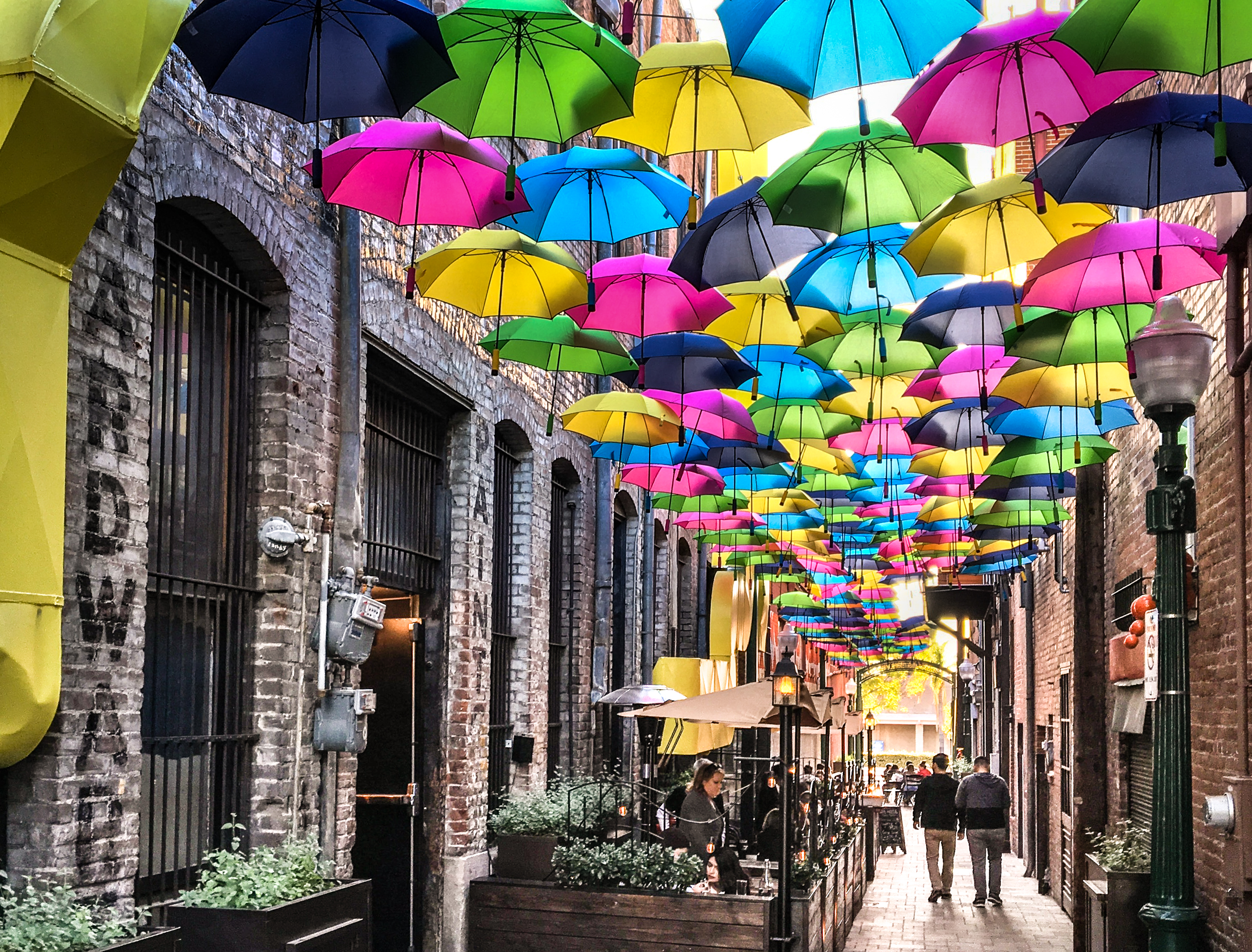 Umbrella Alley in Redlands - photo by Bruce Herwig