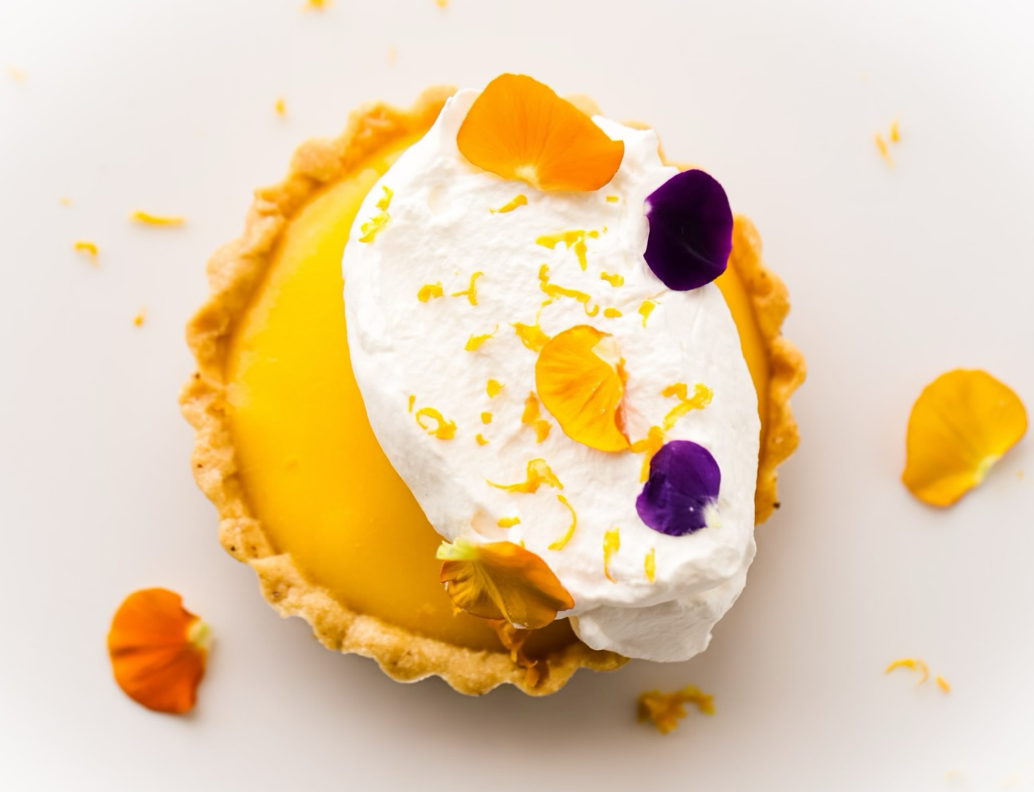 The Meyer Lemon Tart at Caprice Cafe