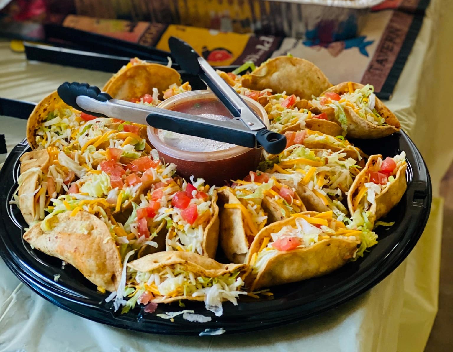 Taco Platter at Oscars Mexican Restaurant