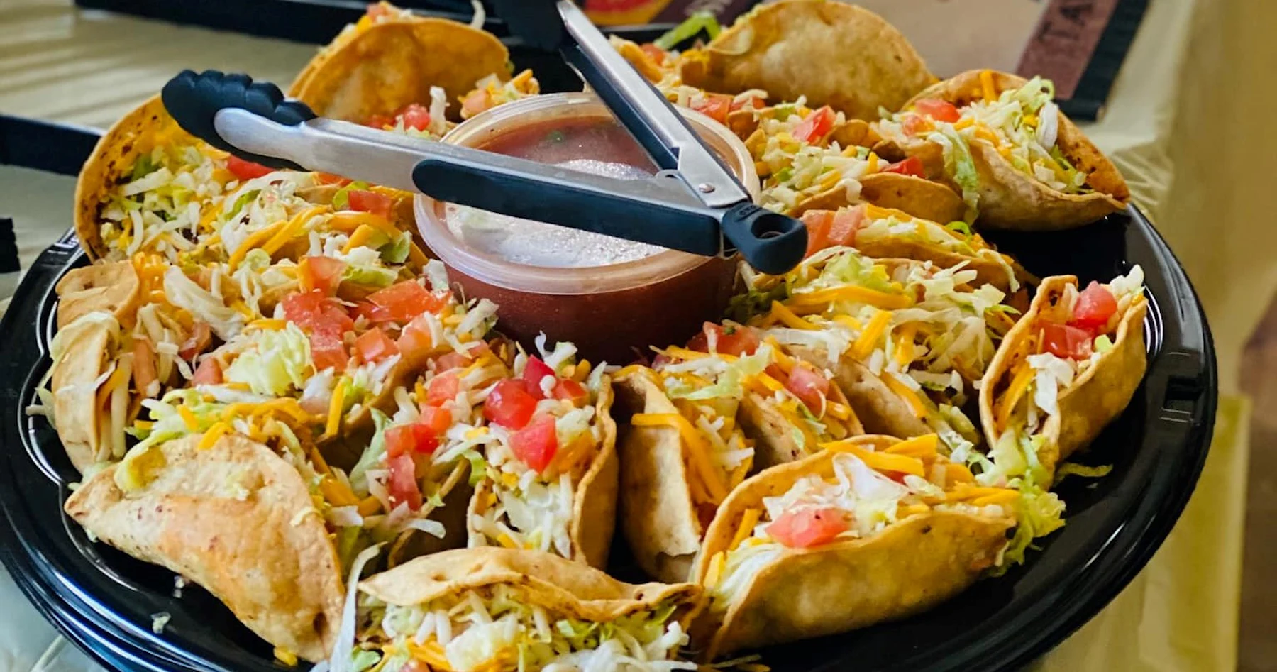 Taco Platter at Oscars Mexican Restaurant