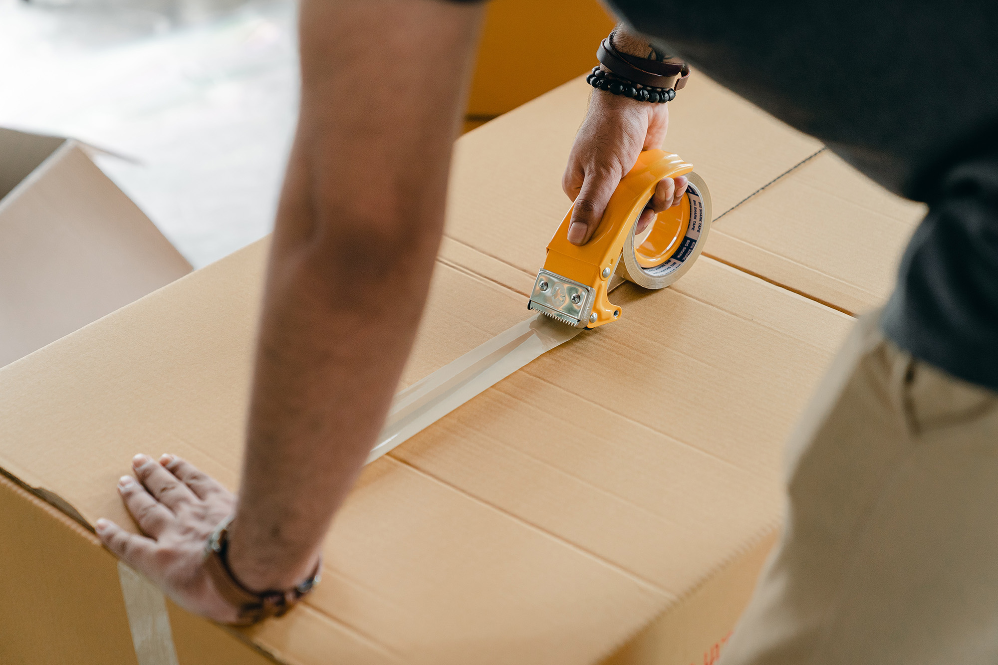 Boxing up things to move